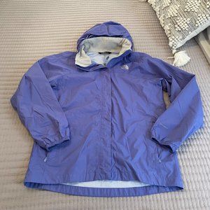 North Face Girls Purple Lilac DryVent Rain Jacket Wind Breaker Long Sleeve XL 18